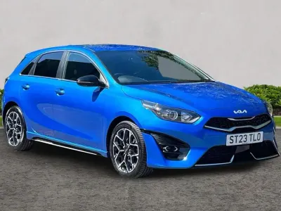 Used Kia Ceed GT-Line 158 HP (116 kW) 2023 Blue Hatchback