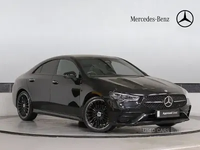 Used Mercedes CLA200 AMG Line Premium Plus 163 HP (119 kW) 2023 Black Coupe