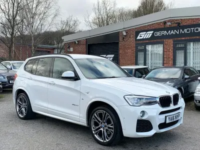Used BMW X3 M Sport 190 HP (139 kW) 2016 White SUV