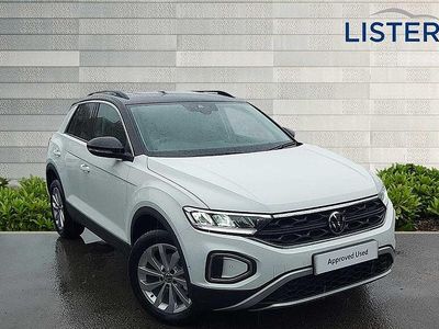 Used VW T-Roc Match 115 HP (84 kW) 2025 Pure white/black roof SUV