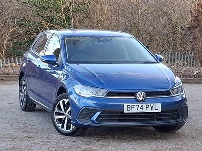 Used VW Polo Match 95 HP (69 kW) 2024 Blue Hatchback
