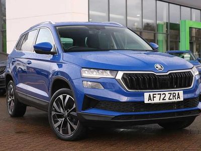 Energy blue Used 2022 Skoda Karoq SE L SUV | £19,995 (Fair price)
