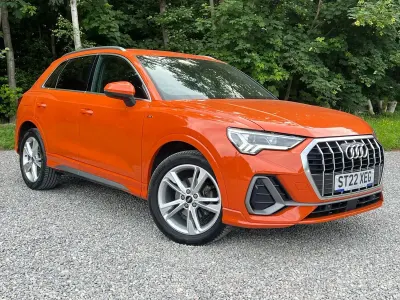 Used Audi Q3 S-Line 150 HP (110 kW) 2022 Orange SUV