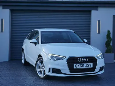 Used Audi A3 Sport 110 HP (80 kW) 2016 White Hatchback