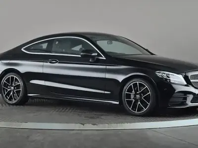 Used Mercedes C200 AMG line 184 HP (135 kW) 2019 Black Coupe