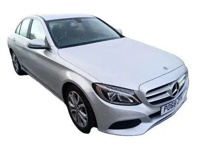 Used Mercedes C220 170 HP (125 kW) 2018 Silver Sedan