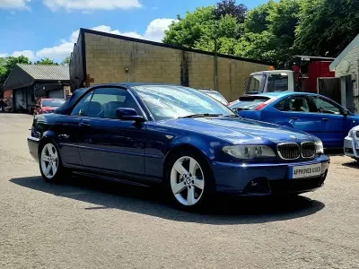 Used BMW 330 Cabriolet 2004 Blue Cabriolet