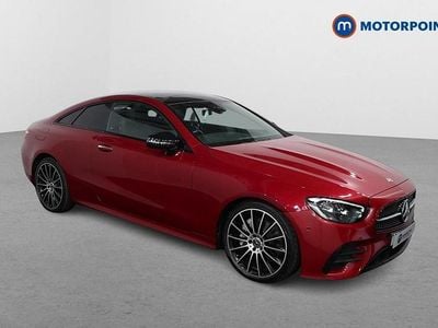 Red Used 2022 Mercedes E300 AMG line Coupe | £33,899 (Good price)