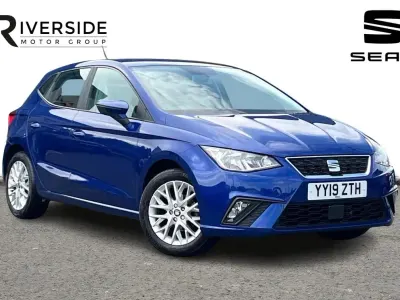 Used Seat Ibiza SE Technology 80 HP (58 kW) 2019 Blue Hatchback