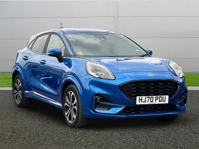 Begagnad Ford Puma ST-Line 125 HK (91 kW) 2021 Blå SUV