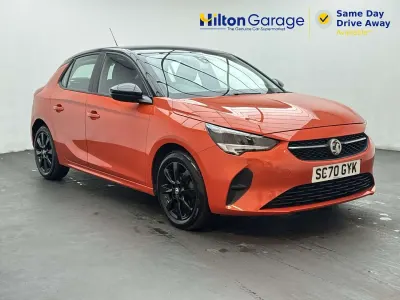 Used Vauxhall Corsa 75 HP (55 kW) 2021 Orange Hatchback