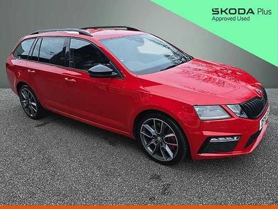 Corrida red Used 2019 Skoda Octavia vRS Estate | £19,700 (Fair price)
