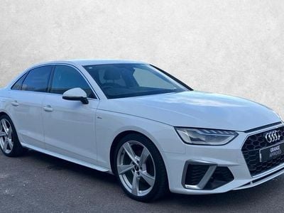 Used Audi A4 S-Line 150 HP (110 kW) 2022 White Sedan