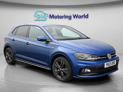 Used VW Polo R-line 110 HP (80 kW) 2021 Blue Hatchback