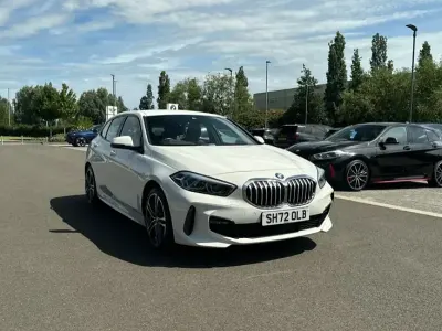 Used BMW 118 M Sport 134 HP (98 kW) 2022 White Hatchback