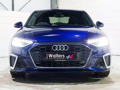 Used Audi A4 S-Line 190 HP (139 kW) 2020 Blue Sedan