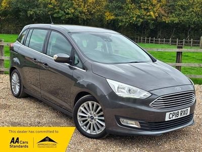 Grey Used 2018 Ford C-MAX Titanium MPV | £6,999 (Fair price)