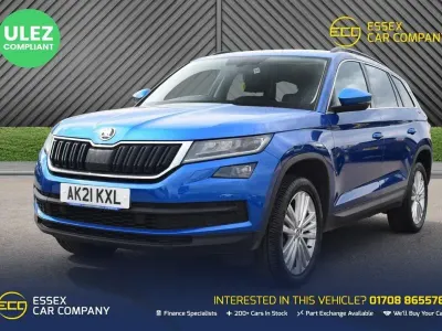 Used Skoda Kodiaq SE L 150 HP (110 kW) 2021 Blue SUV