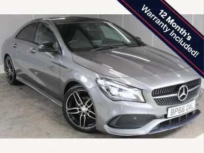 Used Mercedes CLA180 AMG line 121 HP (88 kW) 2017 Grey Sedan