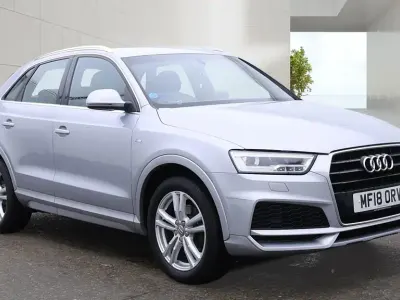 Used Audi Q3 S-Line 150 HP (110 kW) 2018 Silver SUV