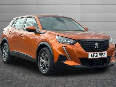 Used Peugeot 2008 Active Premium 100 HP (73 kW) 2021 Orange fusion SUV