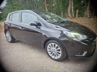 Used Vauxhall Corsa Eco 90 HP (66 kW) 2018 Black Hatchback