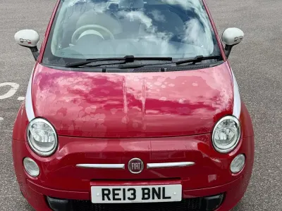 Used Fiat 500 69 HP (50 kW) 2013 Red Hatchback