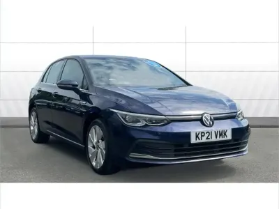Used VW Golf VIII Style 128 HP (94 kW) 2021 Blue Hatchback
