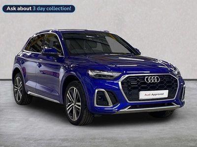 Blue Used 2022 Audi Q5 S-Line SUV | £30,202 (Fair price)