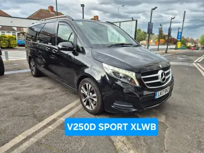 Used Mercedes V250 2017 Black MPV