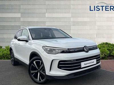 Pure white New 2025 VW Tiguan Elegance SUV | £32,985