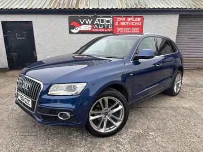 Used Audi Q5 S-Line 150 HP (110 kW) 2016 Blue SUV