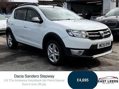 Used Dacia Sandero Ambiance 90 HP (66 kW) 2015 White Hatchback