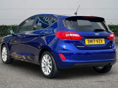 Used Ford Fiesta Titanium 2017 Blue Hatchback