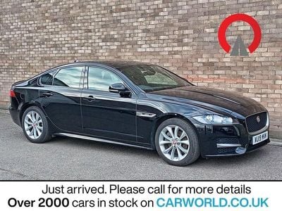 Black Used 2019 Jaguar XF R-Sport Sedan | £14,987 (Good price)