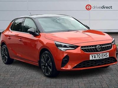 Used Vauxhall Corsa-e Elite 100 kW (136 HP) 2020 Orange Hatchback