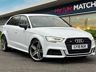 Used Audi S3 Sportback Black Edition 2018 White Hatchback