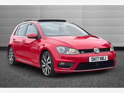 Red Used 2017 VW Golf VII R-line Edition Hatchback | £9,550 (Fair price)