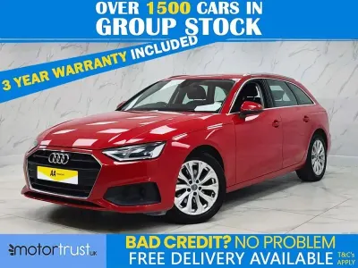 Begagnad Audi A4 Comfort 150 HK (110 kW) 2020 Röd Kombi