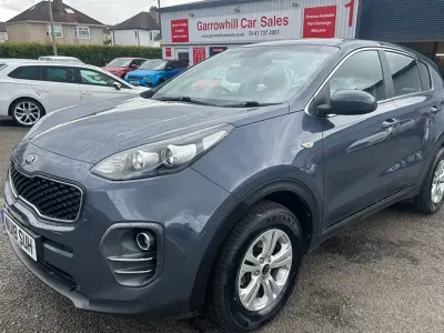 Begagnad Kia Sportage 177 HK (130 kW) 2018 Blå SUV