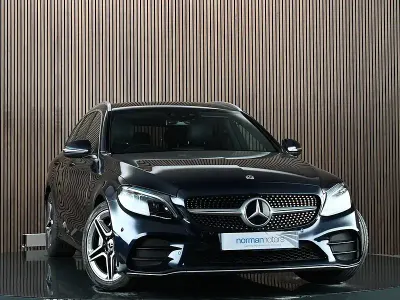 Używany Mercedes C220 AMG Line Premium 191 KM (140 kW) 2019 Niebieski Kombi