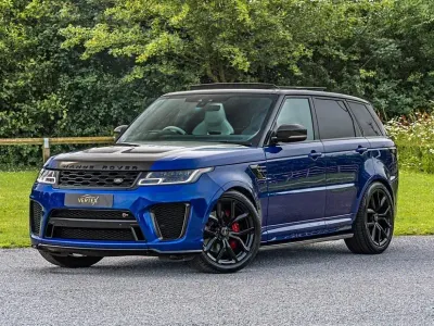 Used Land Rover Range Rover Sport SVR 575 HP (422 kW) 2019 Blue SUV