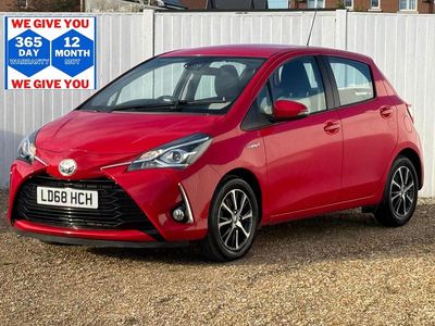 Red Used 2018 Toyota Yaris Hybrid Hatchback | £13,999 (Good price)