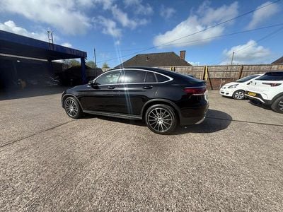 Used Mercedes GLC300 AMG line 258 HP (189 kW) 2021 Black Coupe