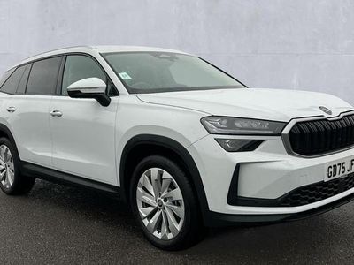 New Skoda Kodiaq SE L 150 HP (110 kW) 2025 Moon white metallic SUV