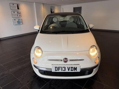 Used Fiat 500 Lounge 69 HP (50 kW) 2013 White Hatchback