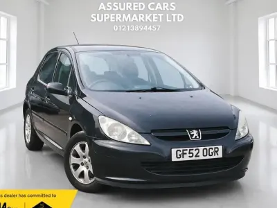 Used Peugeot 307 110 HP (80 kW) 2002 Black Hatchback