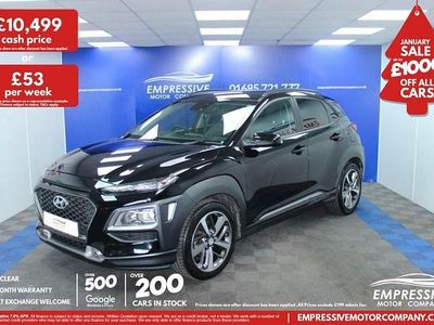 Black Used 2017 Hyundai Kona Premium SE SUV | £10,499 (Expensive)