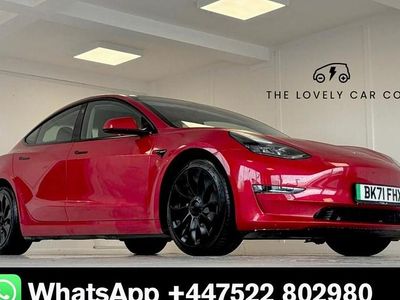 Red Used 2021 Tesla Model 3 Sedan | £19,490 (Fair price)