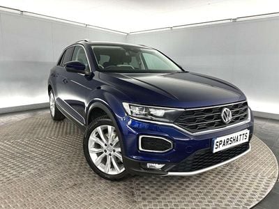 Used VW T-Roc SEL 150 HP (110 kW) 2019 Blue SUV
